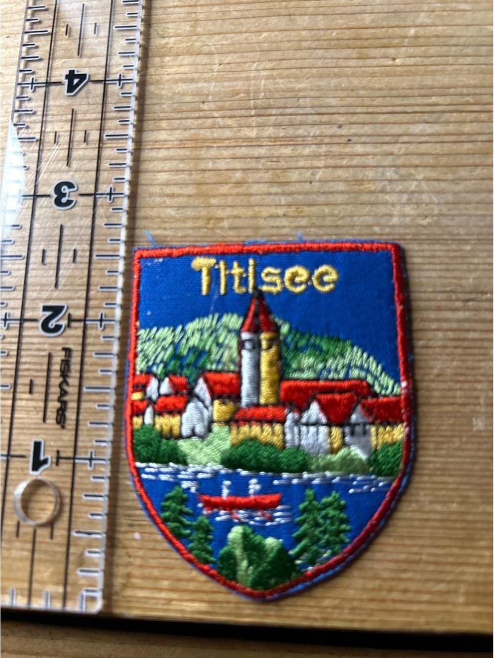 Vintage Titisee Embroidered Patch